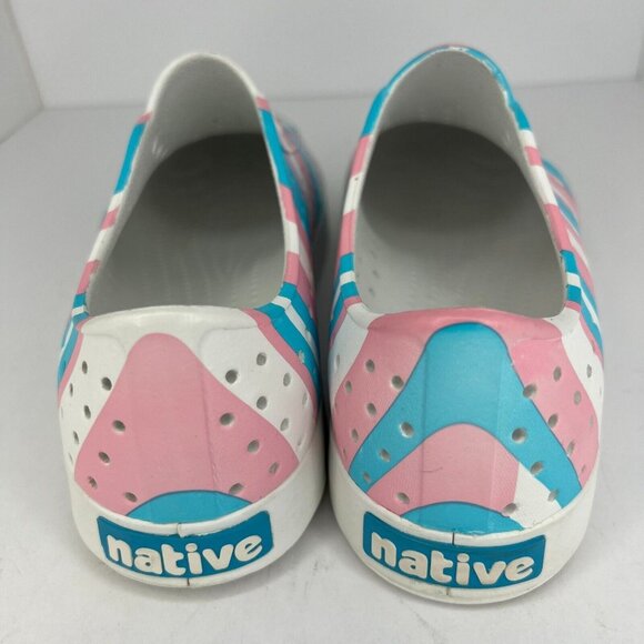 Native Unisex Multicolor Jefferson Sugarlite Shell Size 9M 11W Slip-On Shoes - Picture 5 of 9